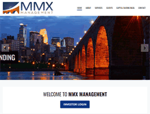 Tablet Screenshot of mmxmanagement.com